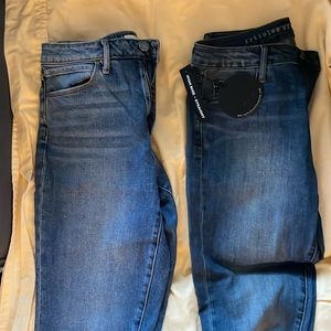 2 pair high rise straight leg Articles of Society size 27